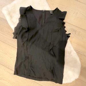 Ann Taylor Small Petit Black Top